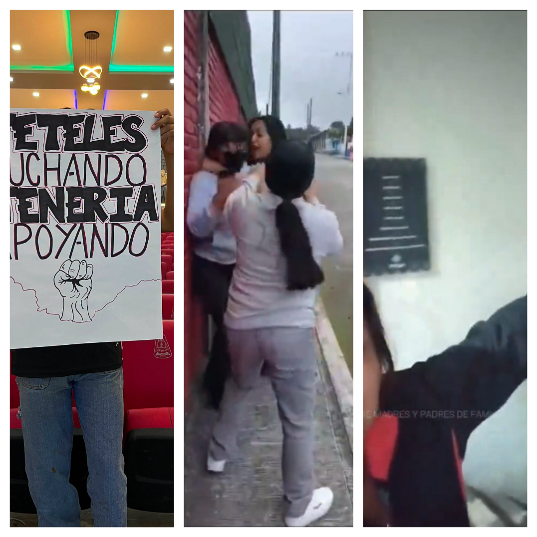 A pesar de al menos 20 bajas y 10 denuncias por violencia ejercida contra alumnas de nuevo ingreso de la Normal Carmen Serdán, se victimiza Consejo Estudiantil
